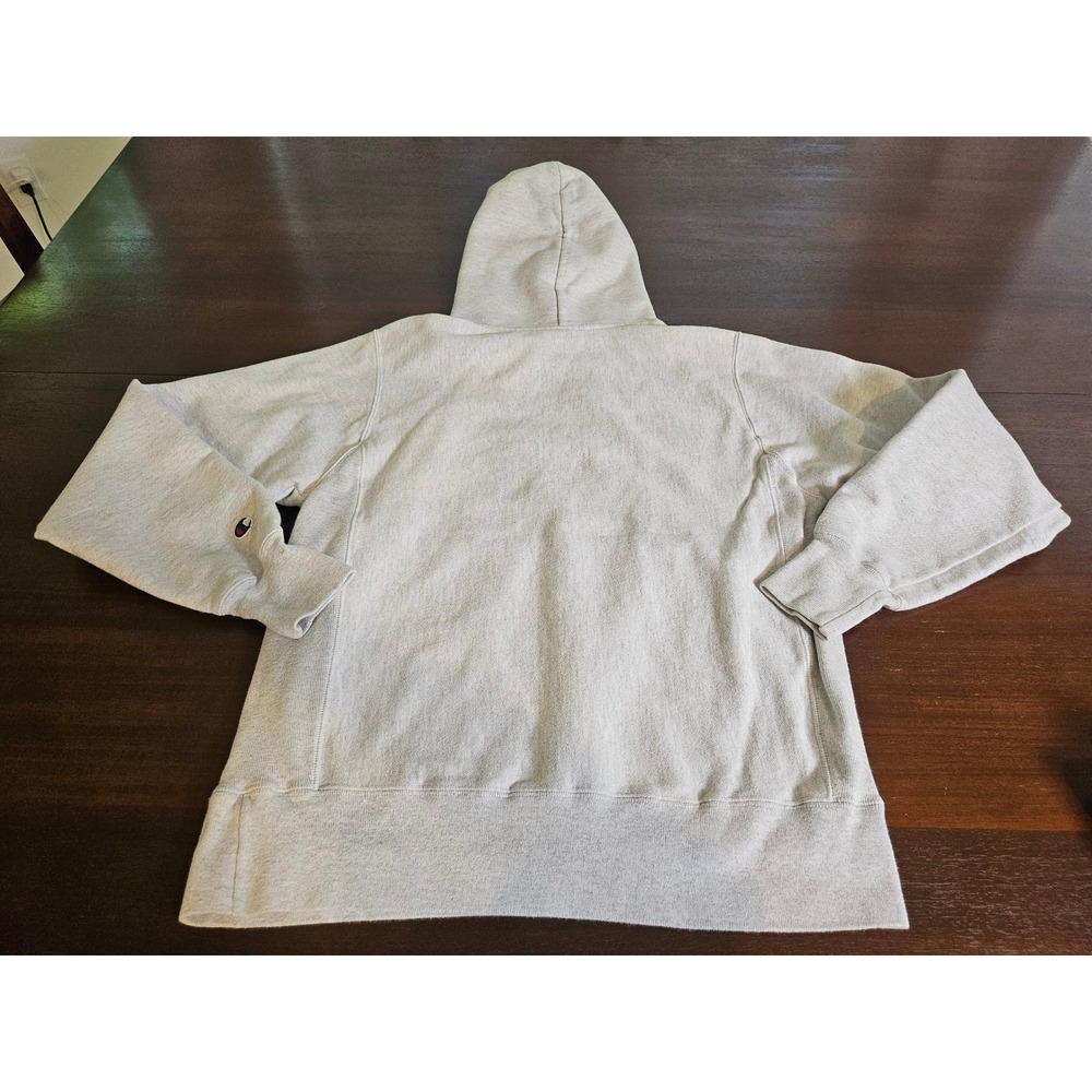 Champion Reverse Weave Hoodie Mens Small Grey New Mexico Collegiate Sweatshirt - Picture 7 of 9